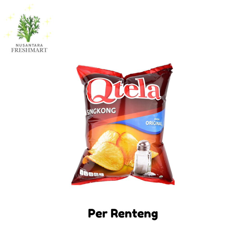 

[Nusantara Freshmart] Qtela Snack Original 60 gr Per Renteng