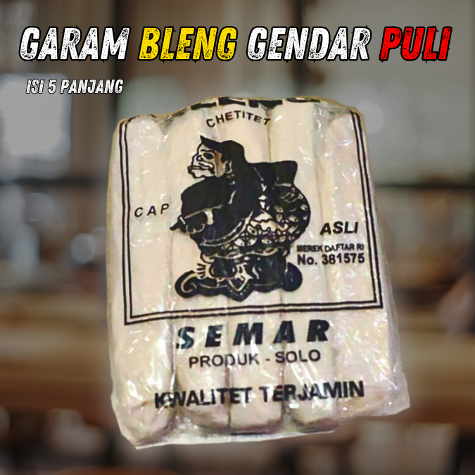 

Garam Bleng Gendar Putih Cap Semar - Puli Gendar Cap Semar