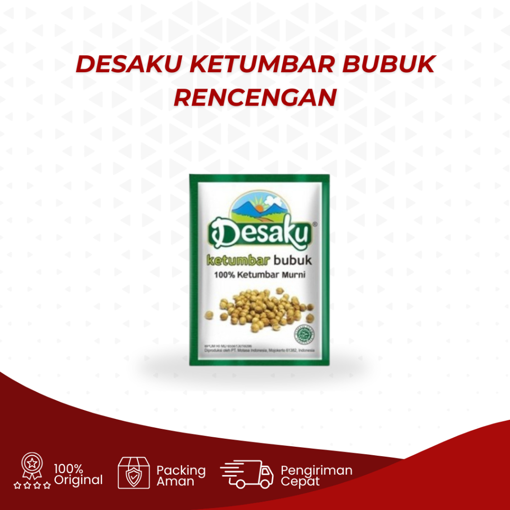 

Desaku Ketumbar Bubuk Rencengan 12 pcs