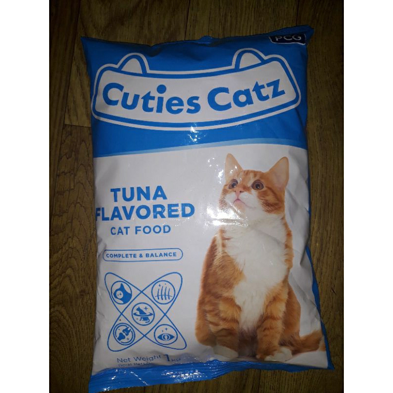 Cuties catz makanan kucing/rasa tuna/makanan kucing