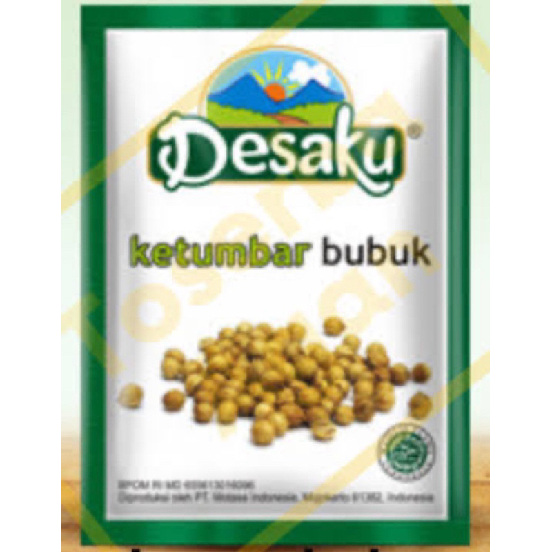 

Paketan DESAKU Katumbar /Ketumbar Bubuk sac 12 bks dan 24 bks