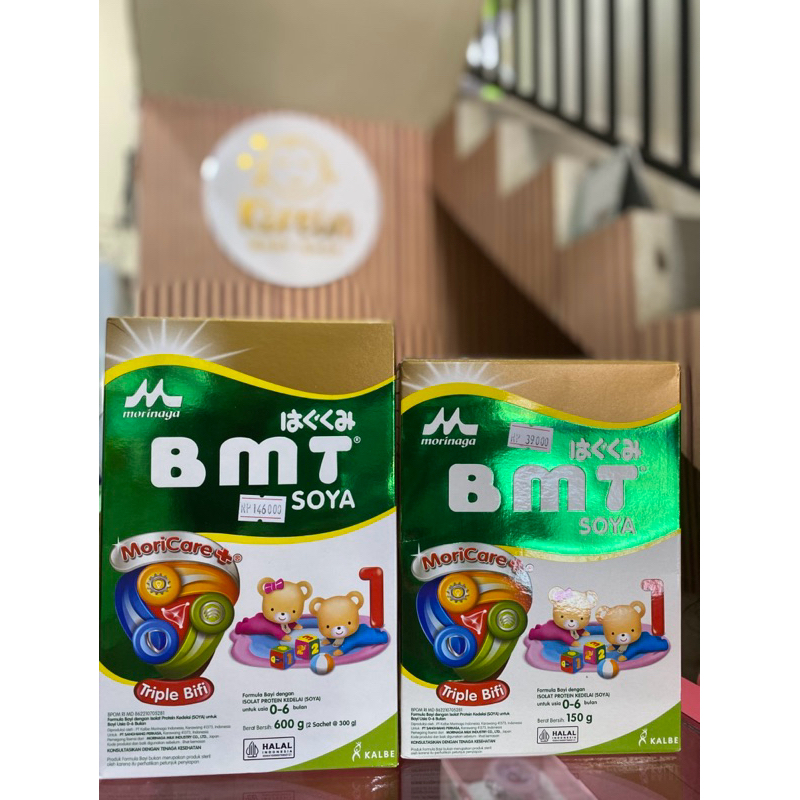 

Morinaga BMT Soya 150g/600g Untuk Anak Alergi Susu Sapi Tahap 1 (0-6)