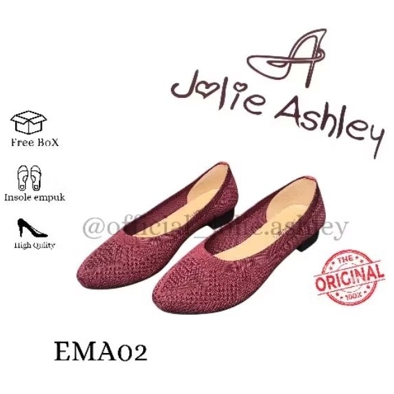 (Jolie Ashley)-flatshoes wanita EMA02