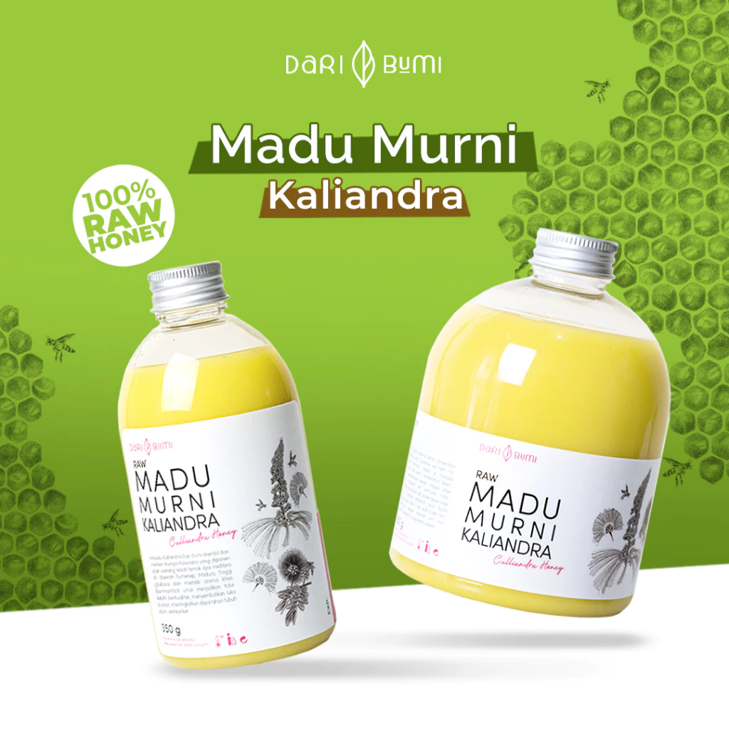 

Madu Murni Kaliandra 350 Gr Dari Bumi Raw Honey Premium