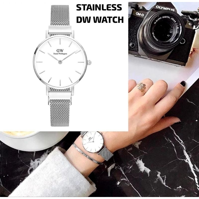 JAM TANGAN STAINLESS DW / JAM DW / JAM STAINLESS ANALOG / JAM TANGAN WANITA / JAM TANGAN ANALOG PRIA