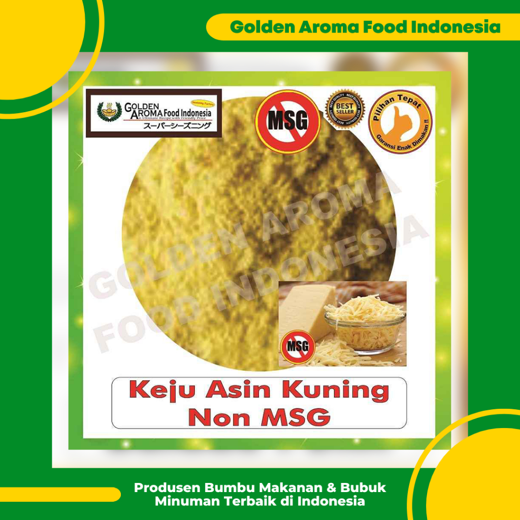 

Bumbu Tabur Rasa Keju Asin Kuning Non MSG 1 kg, Jual Bubuk Tabur Keju Asin Kuning Tanpa MSG Powder