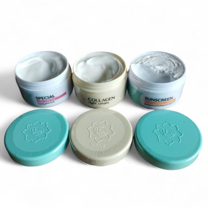 Paket Cream Viva (Siang + Malam + Sunscreen)