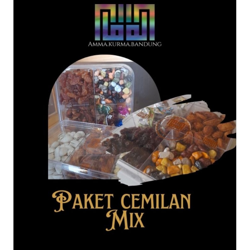 

paket hampers cemilan sehat mix snack import paket murah oleh oleh haji dan umroh hampers