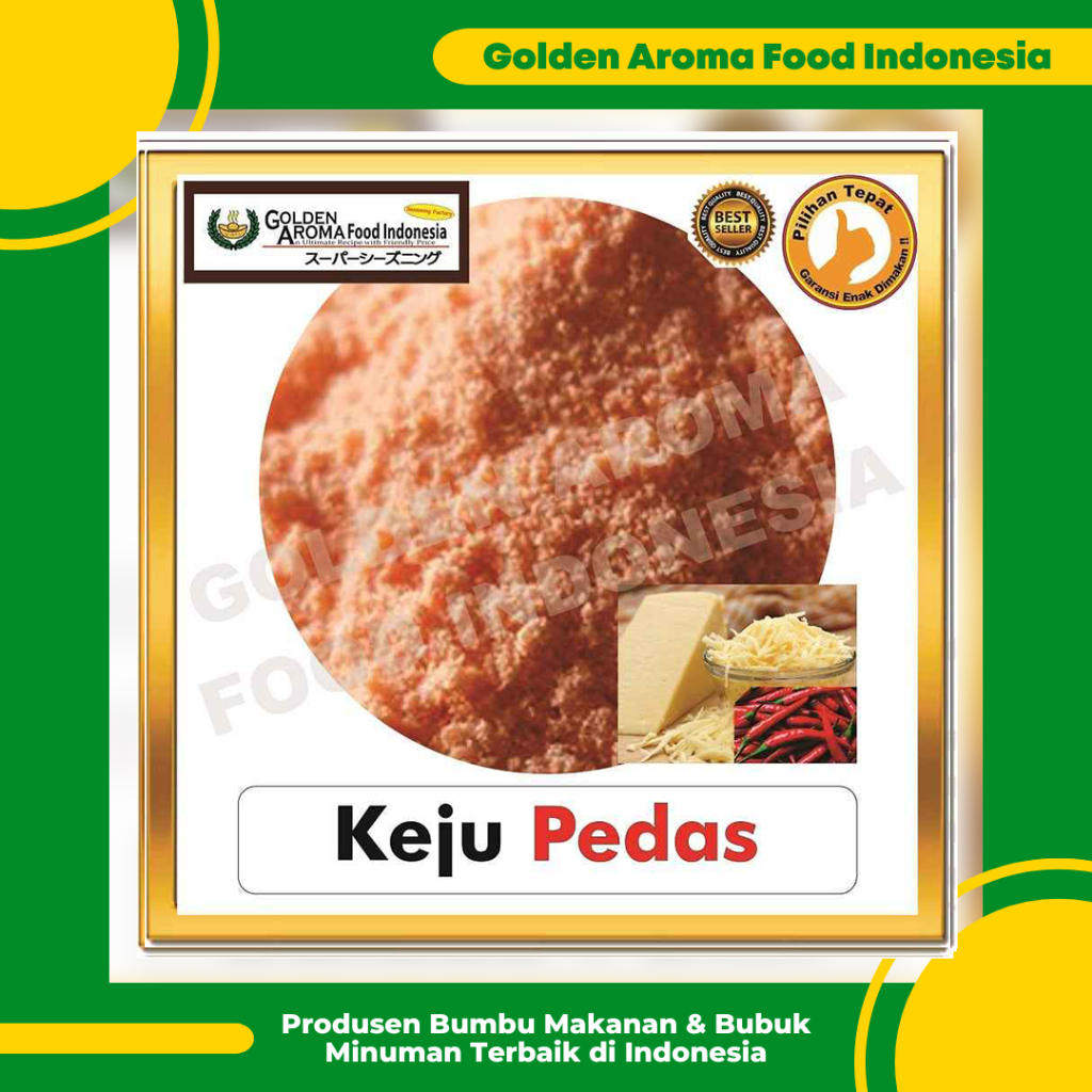 

Bumbu Tabur Rasa Keju Pedas 1Kg, Jual Bubuk Tabur Keju Enak Aman Terbaik GAFI Spicy Cheese Powder