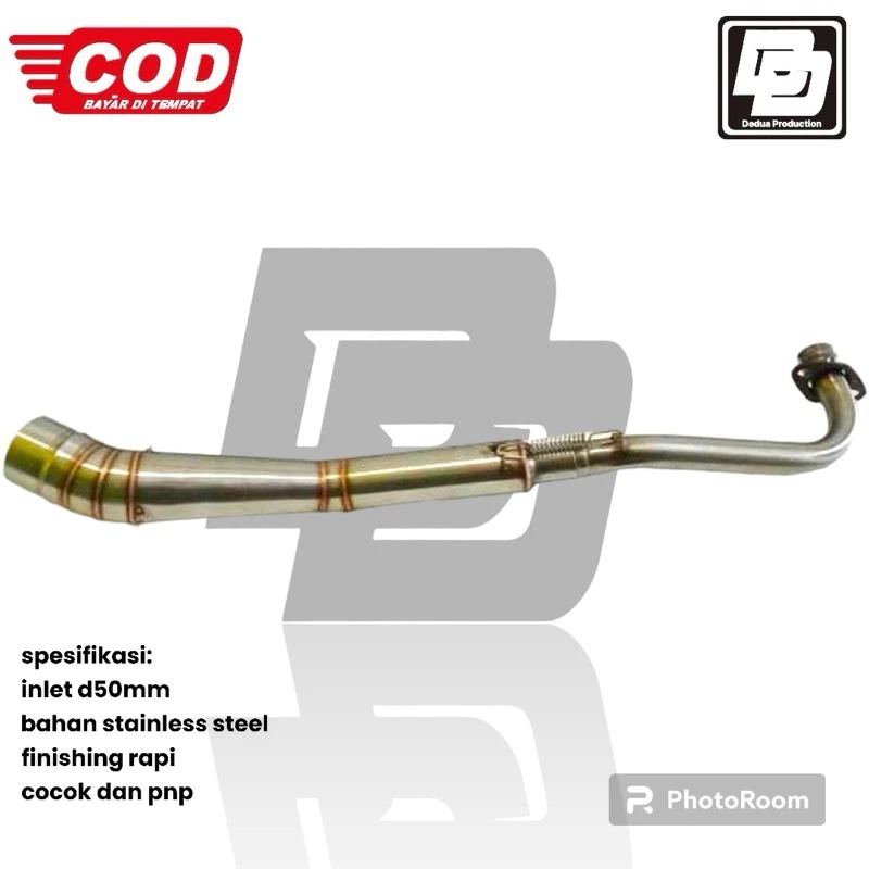 Leher knalpot khusus SupraX 125 karisma dan absolute Revo d50
