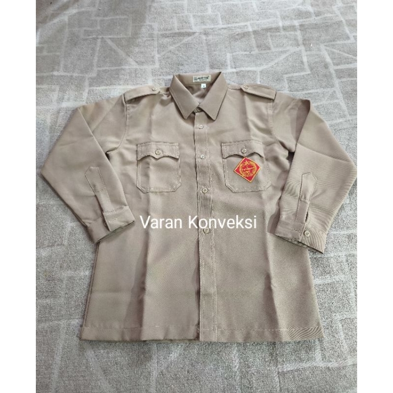 SERAGAM SEKOLAH baju Pramuka SD lengan panjang dan lengan pendek RAPILO MERK MARTIN