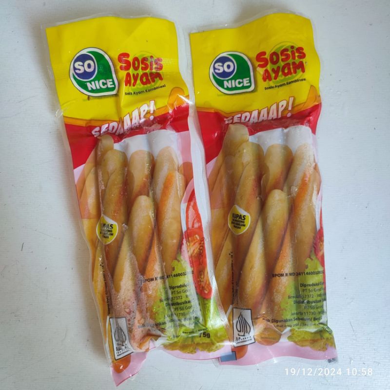 

Sosis ayam so nice isi 3 pcs