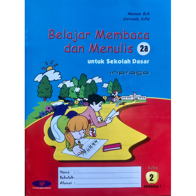 

Buku Belajar Membaca dan Menulis Huruf Tegak Bersambung Untuk SD Kelas 2