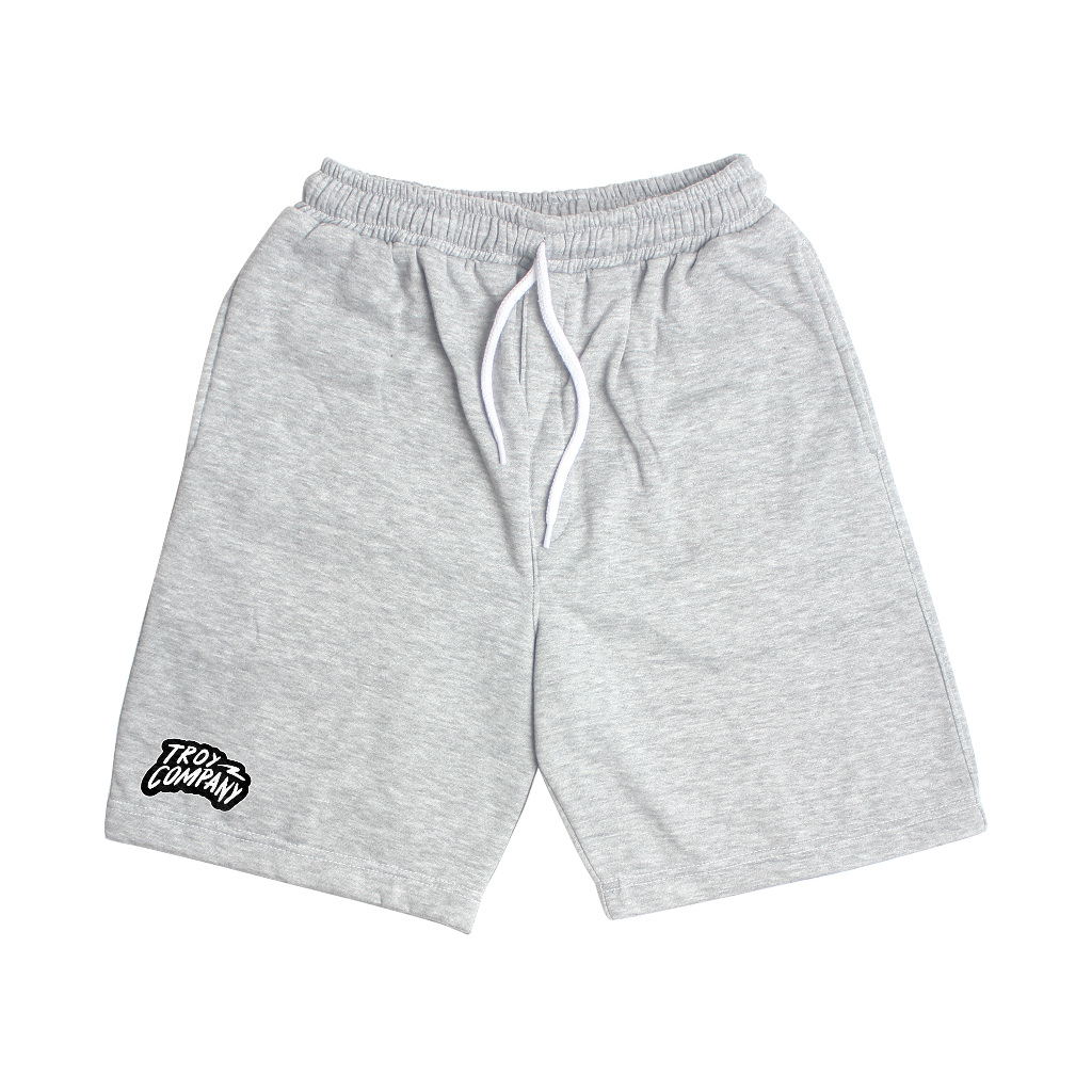 Troy Company Boardshort Fleece Misty Fulgur - Celana Pendek Pria Abu Misty PTN 2876