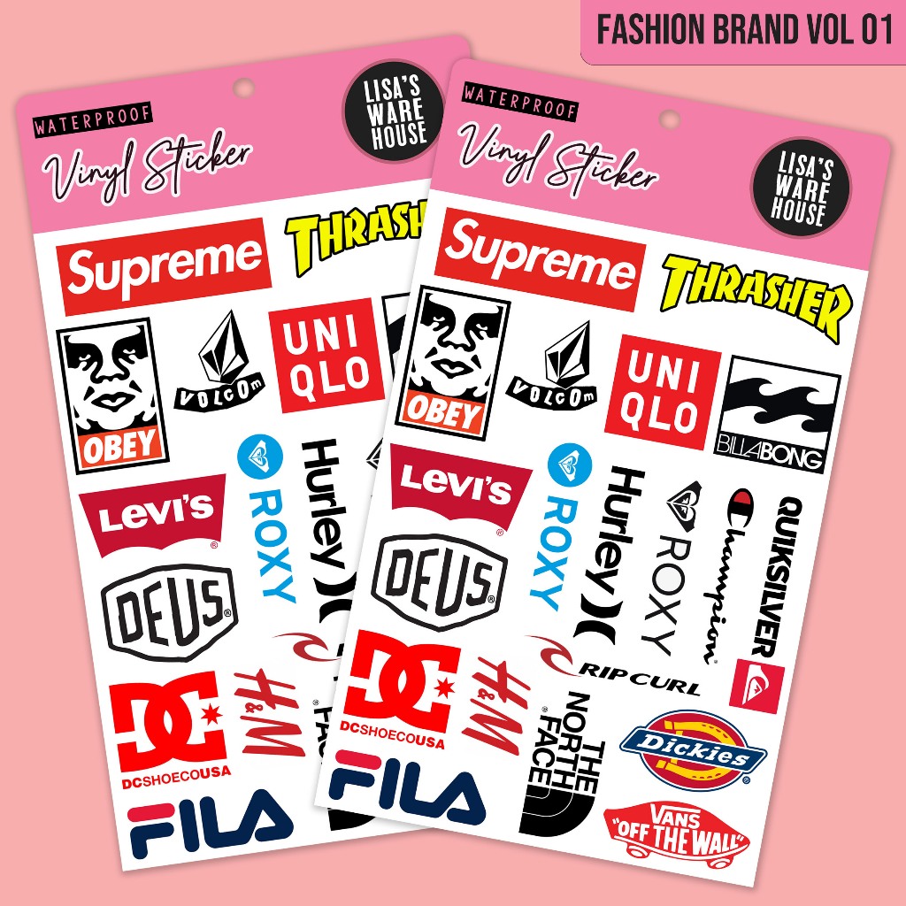 

Sticker Fashion Brand New Volume 01