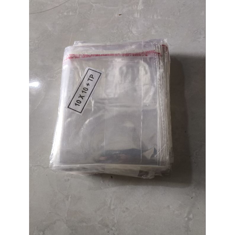 

PLASTIK OPP MURAH ukuran 10x10 ( isi 10 pack)