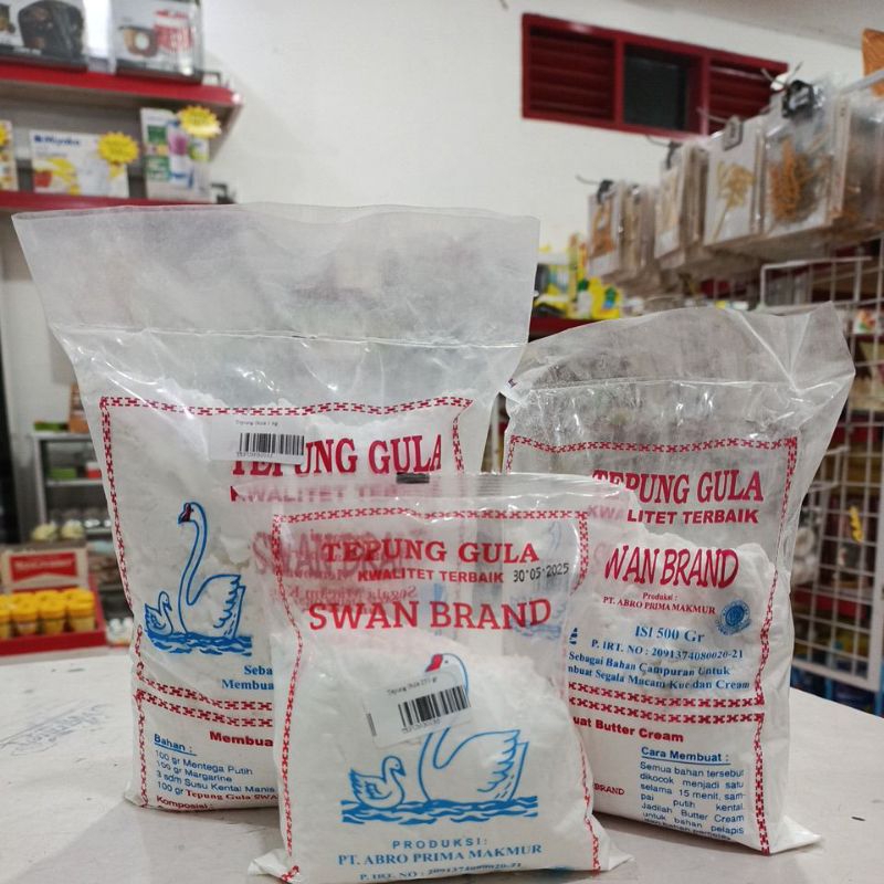 

Tepung Gula Swan Brand