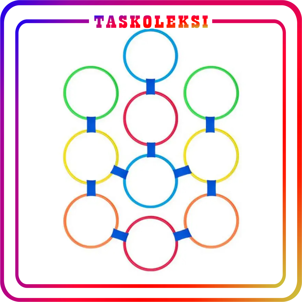 TK Mainan Jingkat Pincang Hopscotch Mainan Edukasi Anak Mainan Lompat Indoor Outdoor T054