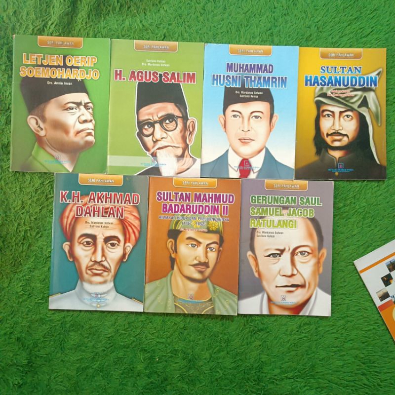 ORIGINAL BUKU BIOGRAFI SERI PAHLAWAN GERUNGAN SAUL SAMUEL JACOB RATULANGI SULTAN MAHMUD BARUDDIN II 