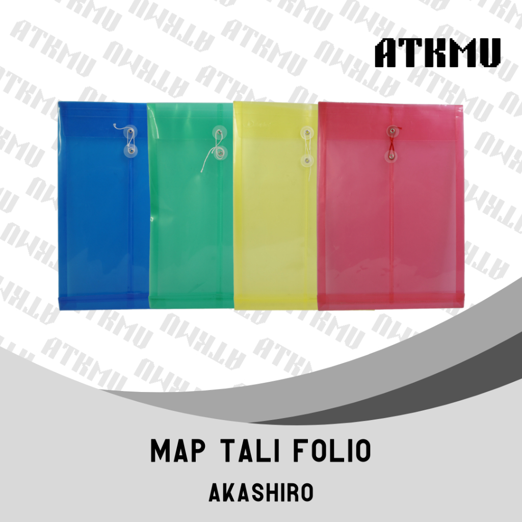 

Map Tali Folio Akashiro / Map Plastik Tali F4 Akashiro