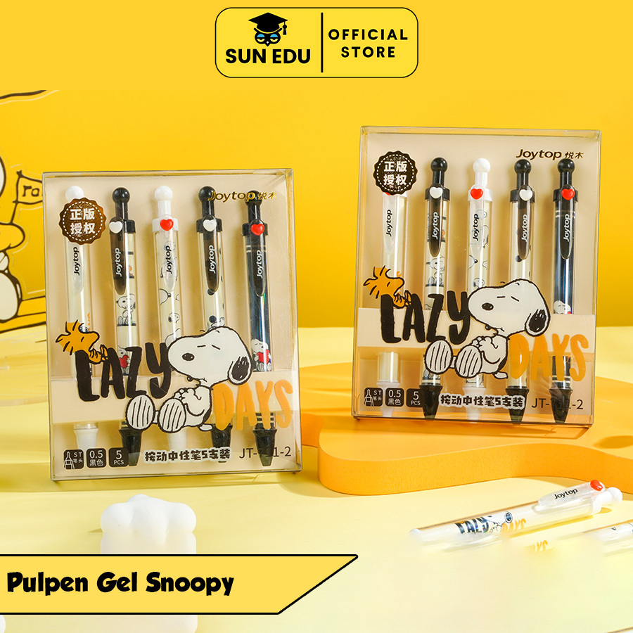 

1PCS Blind Box Gel Pen 0.5mm Pena Cute Snoopy