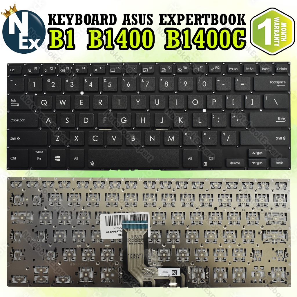 KEYBOARD ASUS EXPERTBOOK B1 B1400 B1400C BLACK