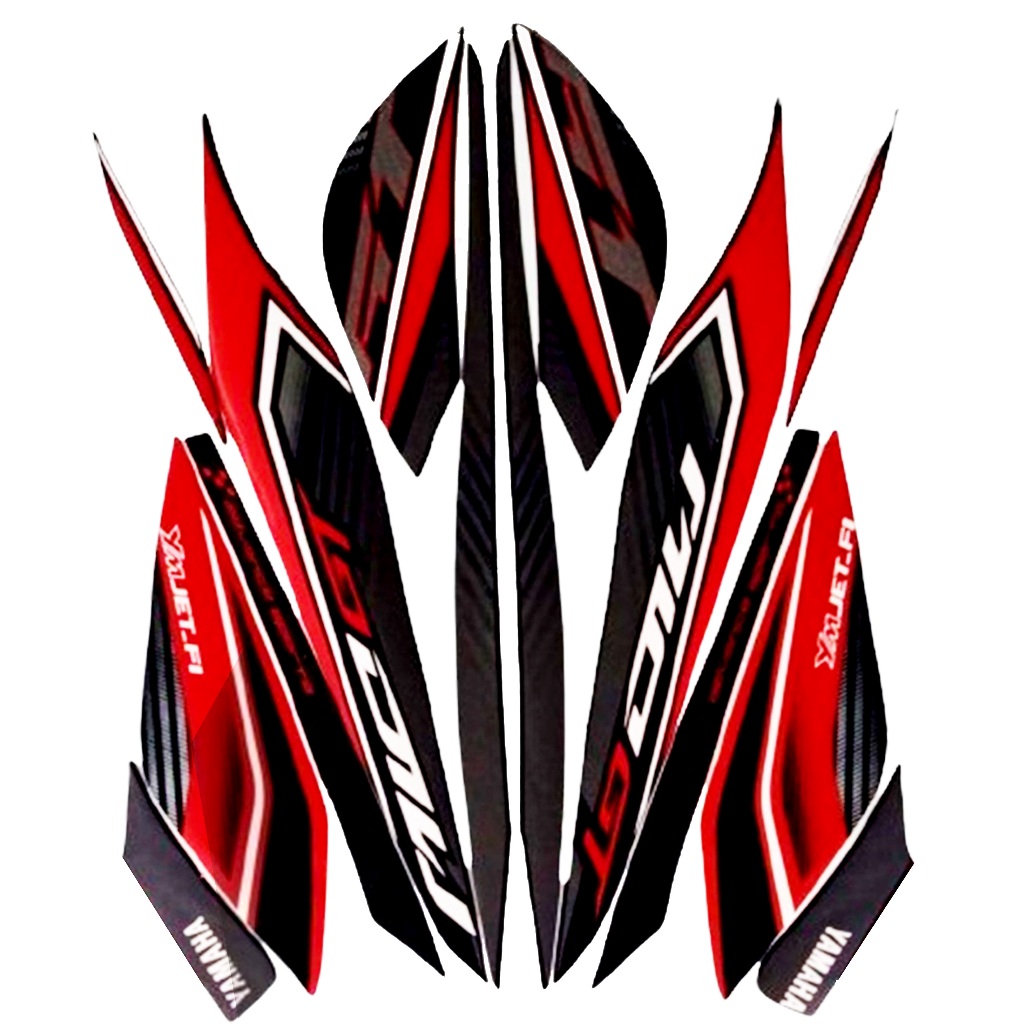 STIKER STRIPING STANDART MIO GT 2013 LIS BODY MOTOR MIO  GT 2013