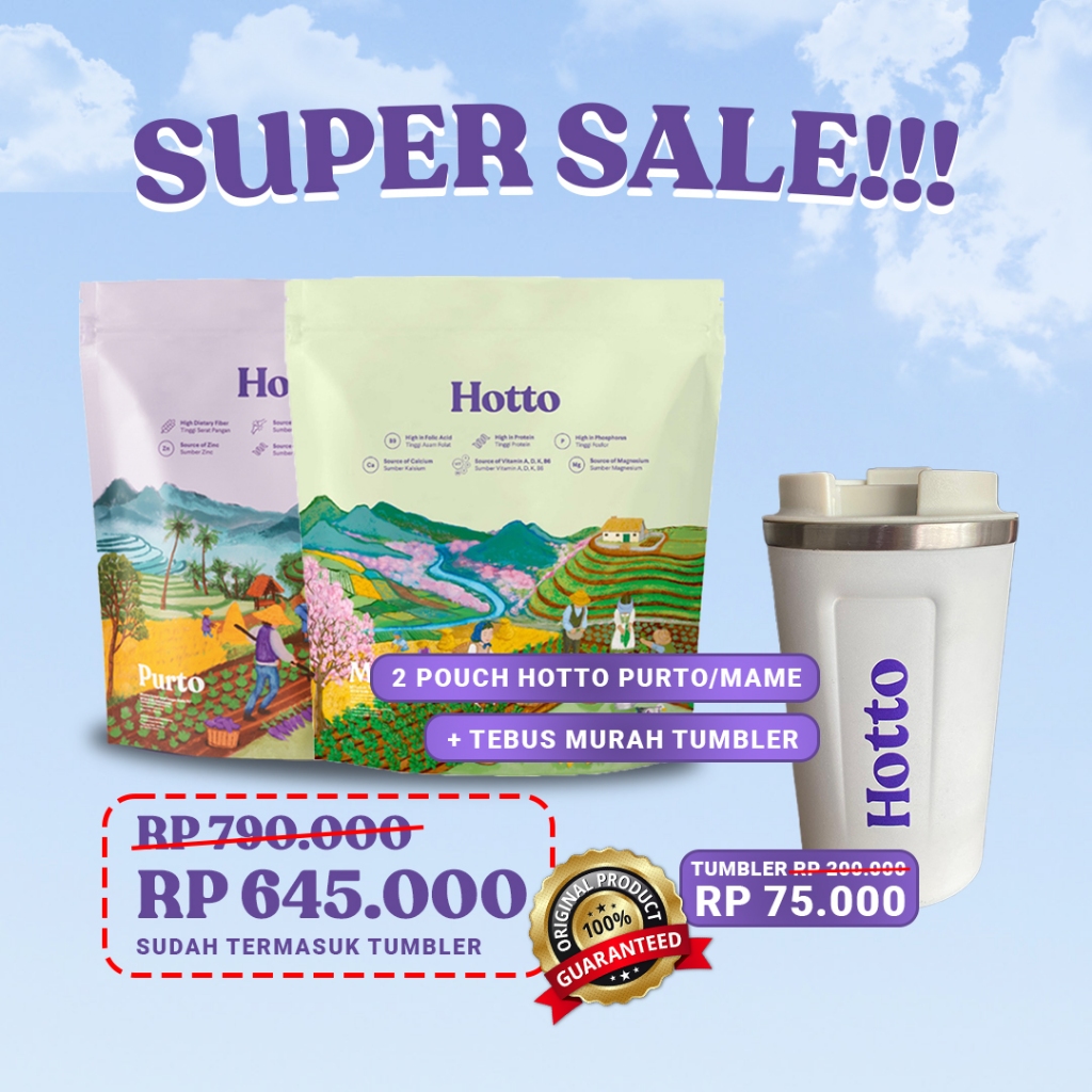 

[SUPER SALE] HOTTO PURTO & HOTTO MAME + TUMBLER