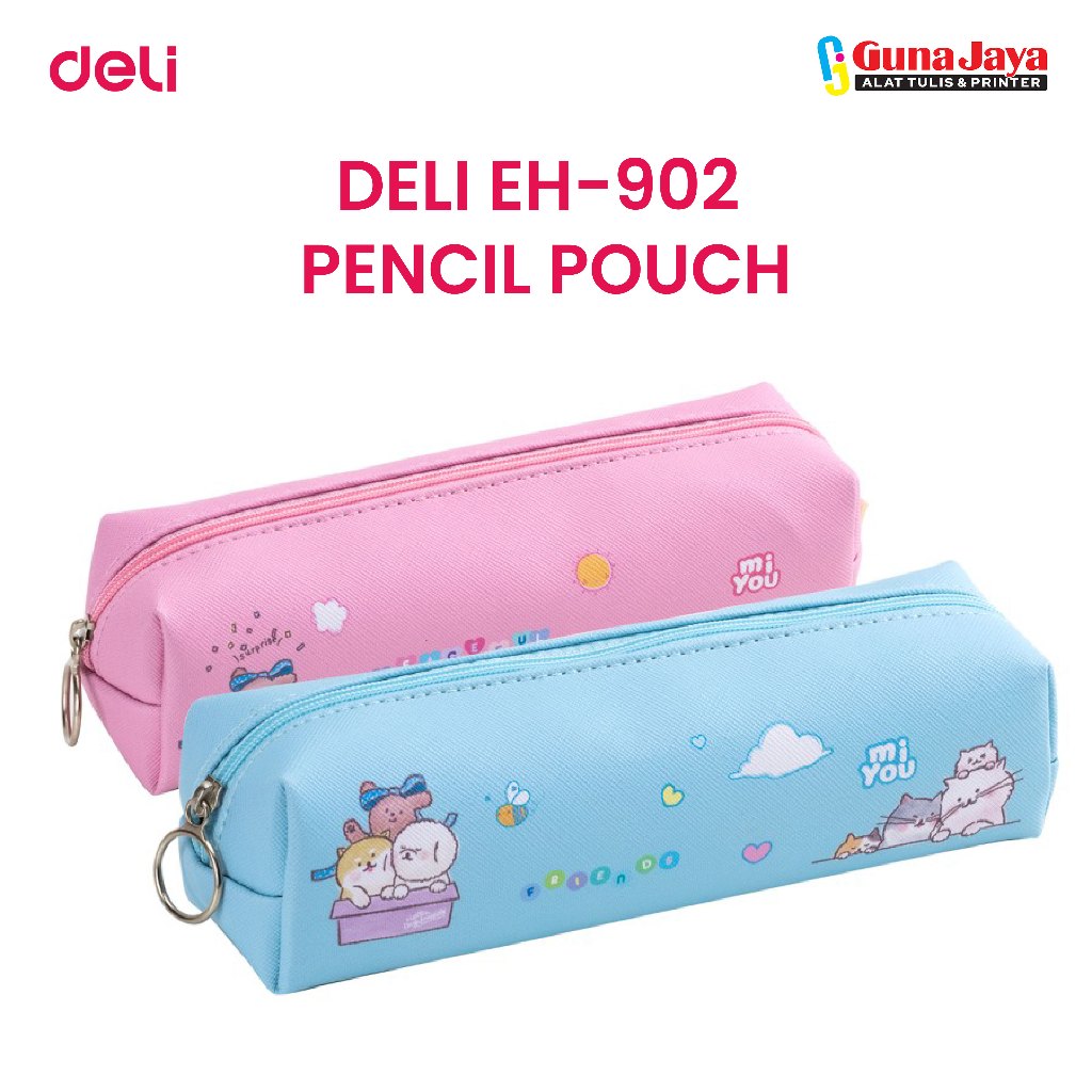 

DELI EH-902 PENCIL POUCH - TEMPAT PENSIL MIYOU DELI