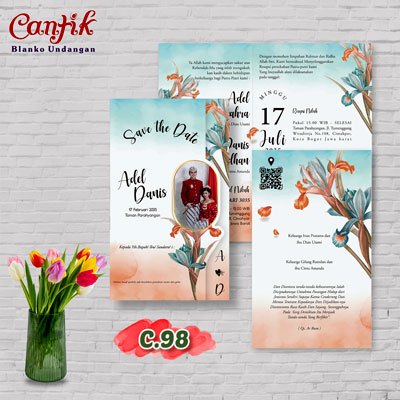 Undangan Pernikahan Cantik 98