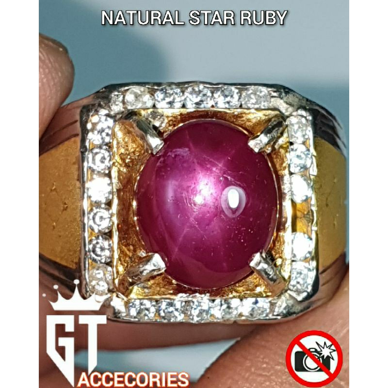 NATURAL STAR RUBY MERAH HOT