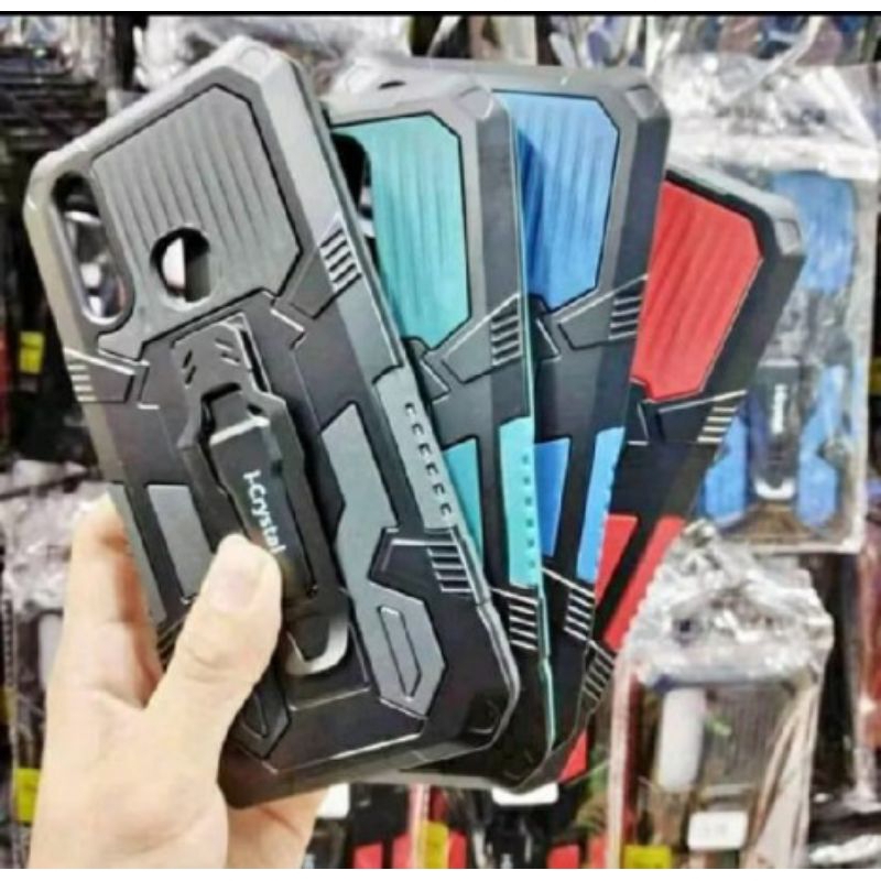 CASE REDMI NOTE 10s REDMI NOTE 8 REDMI NOTE 8 PRO CASE I-CRYSTAL MODEL ROBOT TERBARU