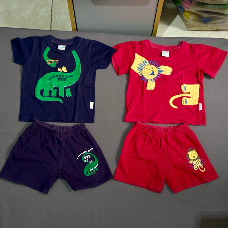 preloved baju anak bayi stelan setelan one set pipiniko matahari