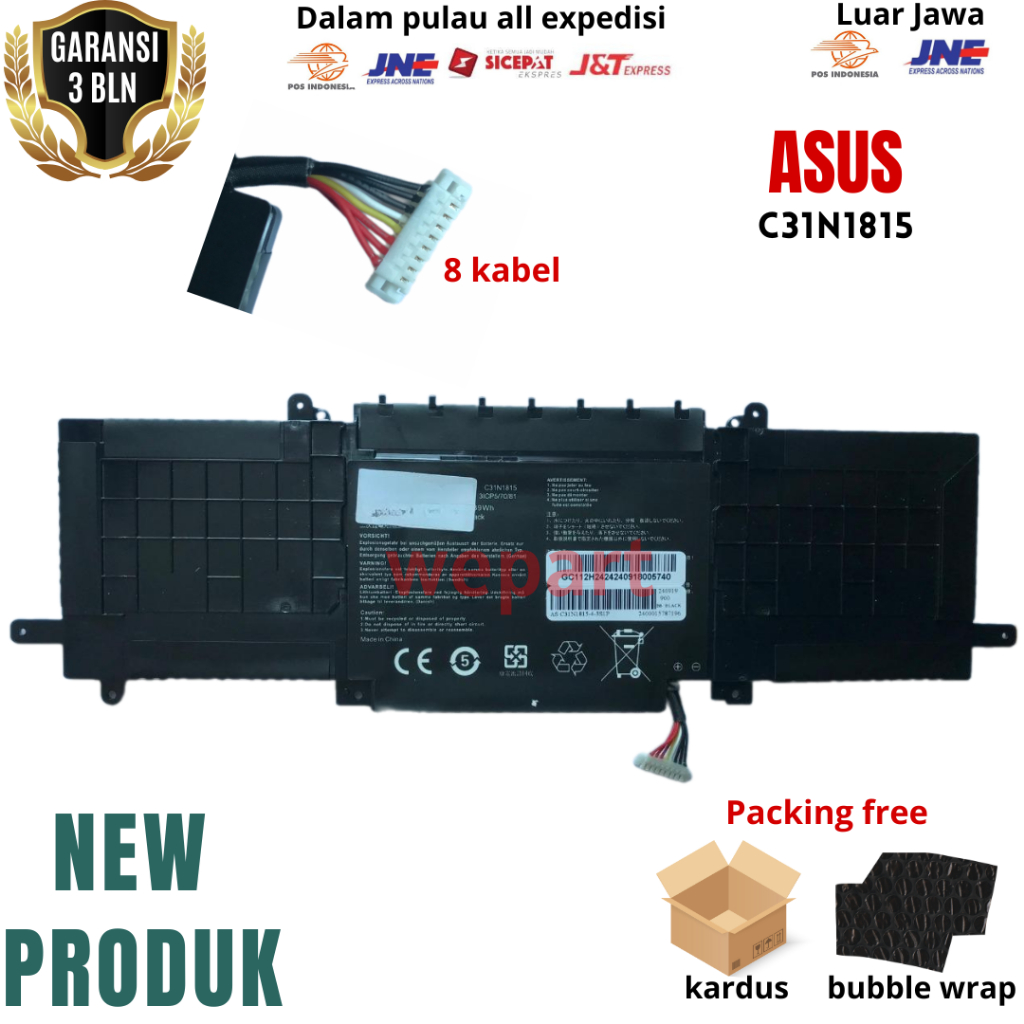 BATERAI ASUS ZENBOOK 13 UX333 UX333F UX333FA UX333FN BX333FN RX333FA RX333FN C31N1815