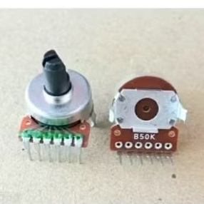 POTENSIO STEREO POLYTRON 50K 6PIN B503 AS PENDEK POTENSIO MIXER.1BIJI