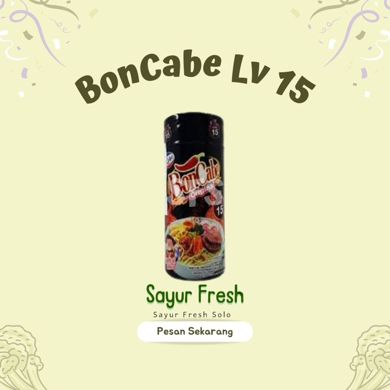 

Bubuk Boncabe Botol level 15 45 gr - Sayur Fresh Solo