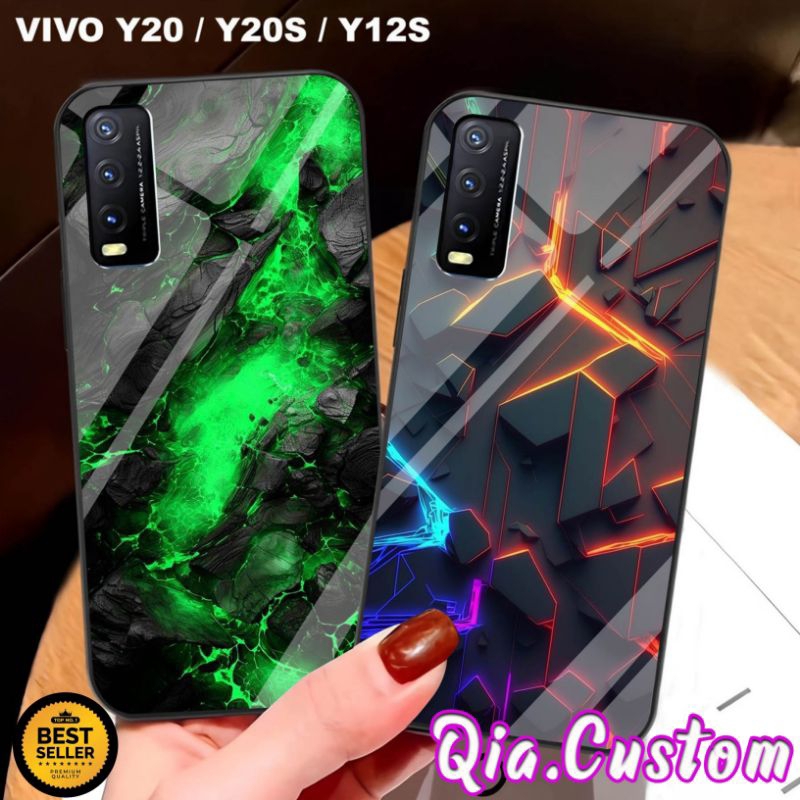 Promo Case Glossy Vivo Y20 Y20s Y12s Terbaru , Case Glossy Kilau Vivo Y20 Y20s Y12s , pelindung Hp V