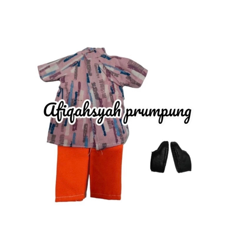 baju ken bnk dan sepatu ken