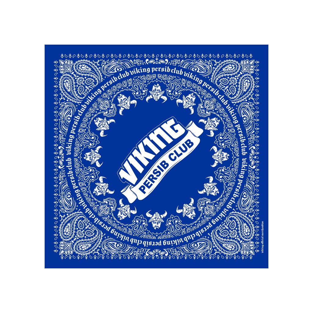 D3W VIKING PERSIB CLUB - BANDANA - VIKING SLAYER BIRU