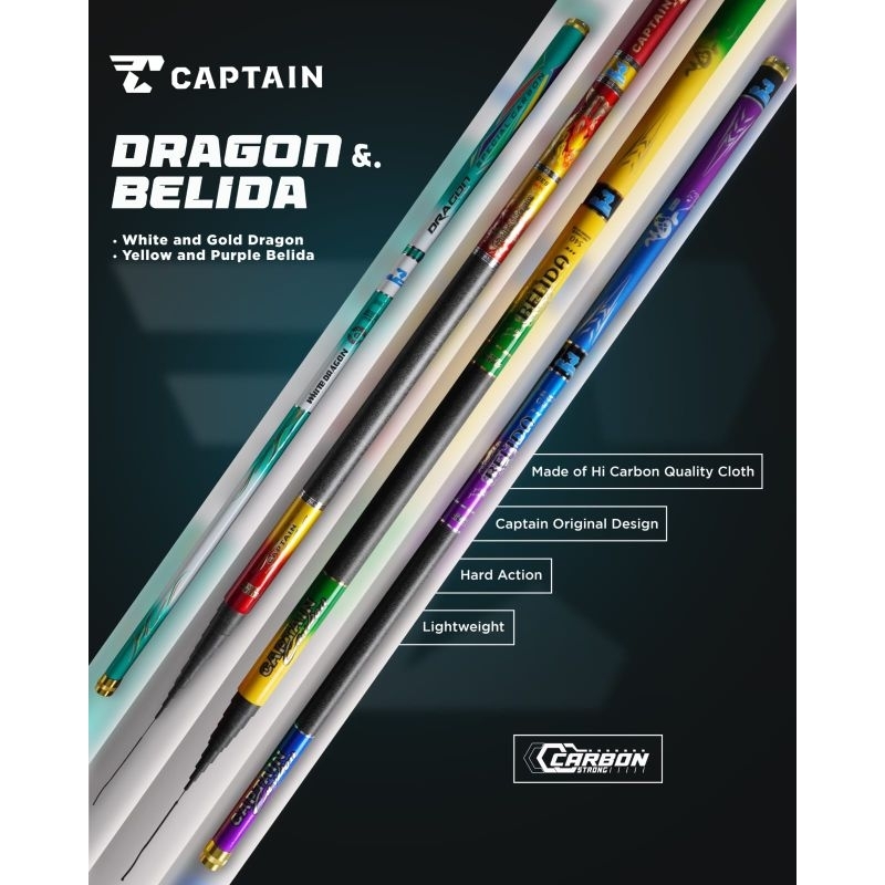 JORAN POLE/TEGEK CAPTAIN BELIDA CARBON 360CM