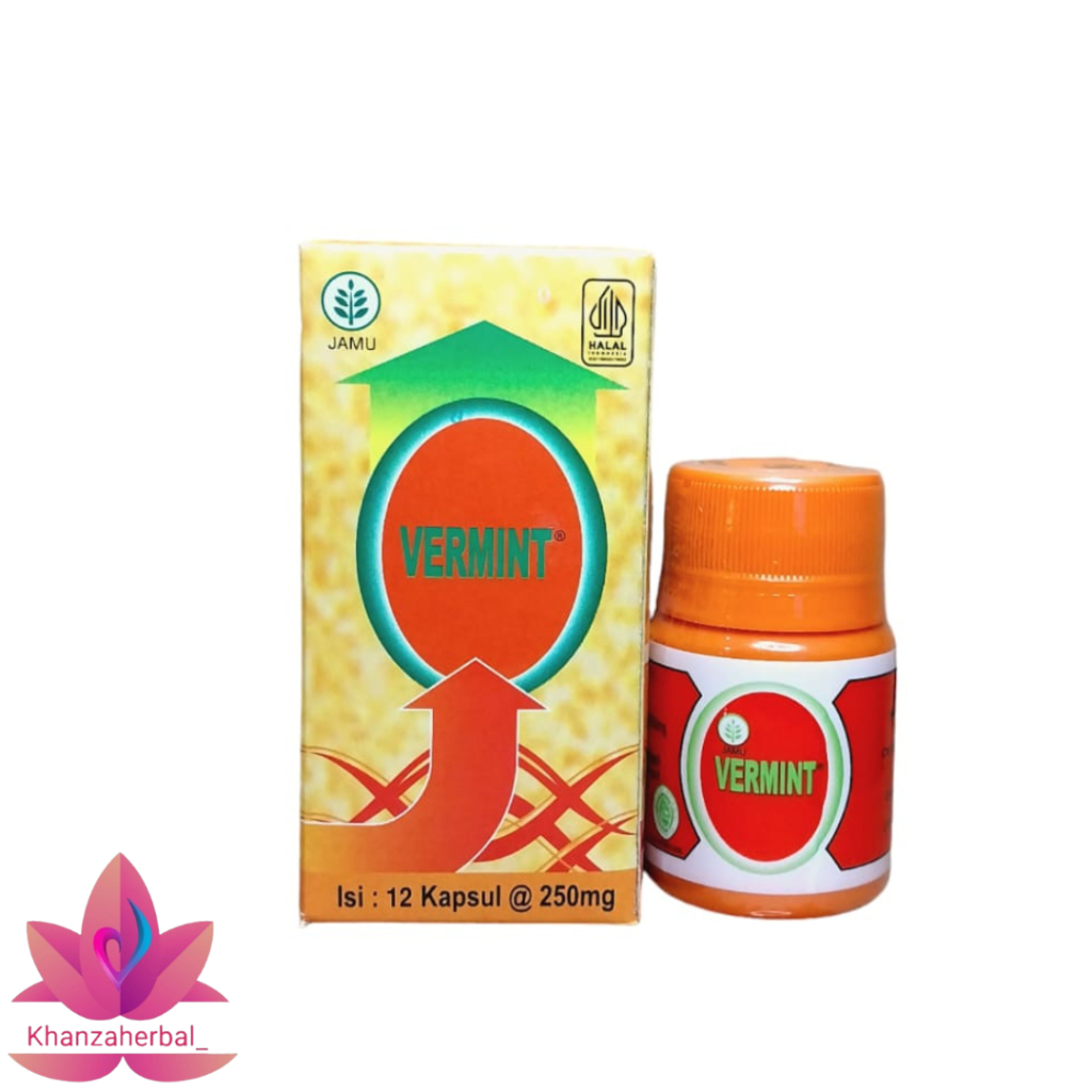 VERMINT || kapsul Cacing Untuk Tipes  Isi 12 kapsul