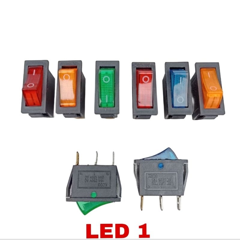 Switch Saklar Piano On Off Power Lampu Mobil Motor 12v