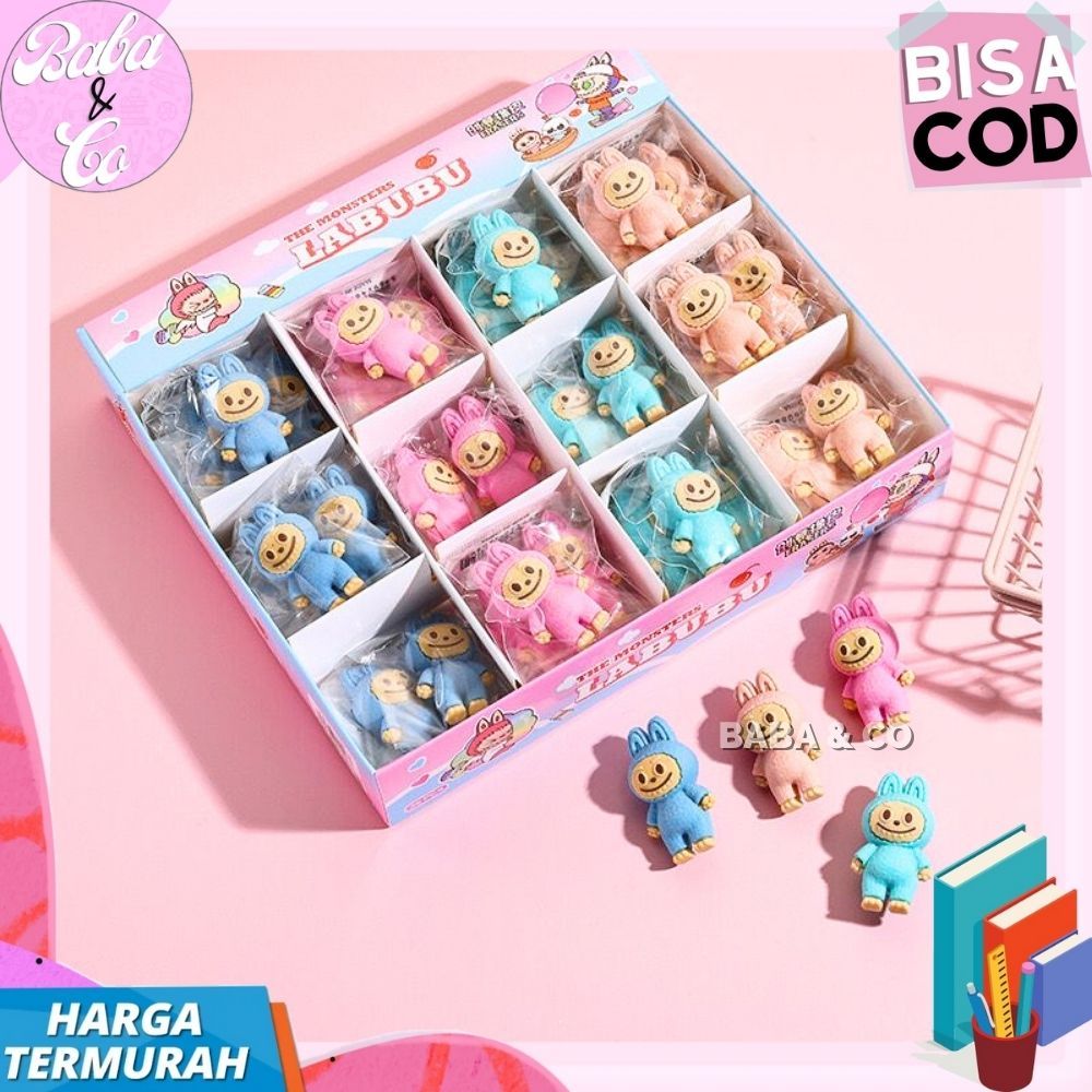 

PENGHAPUS PENSIL MINIATUR LABUBU CUSTOM ERASER LABUBU MINIATUR LABU LABU PENGHAPUS LUCU UNIK