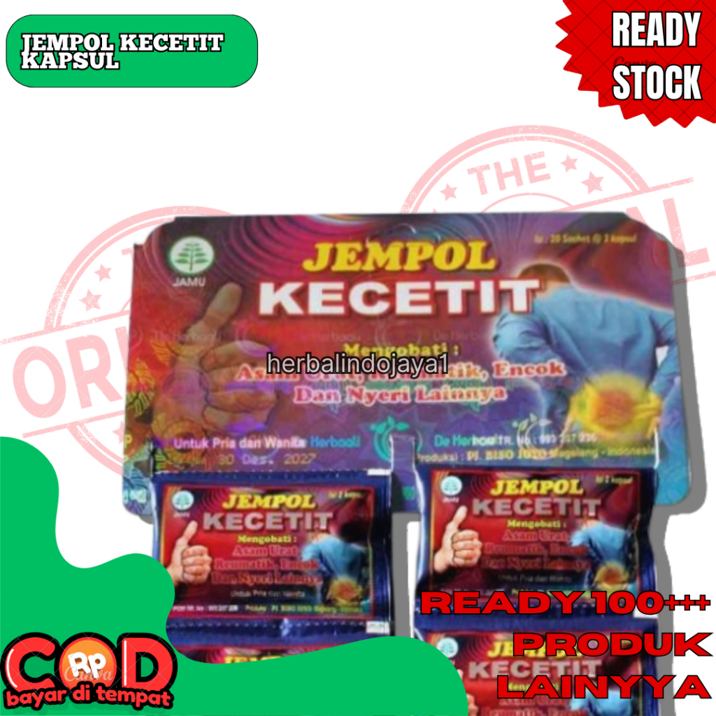 JEMPOL KECETIT KAPSUL ORIGINAL