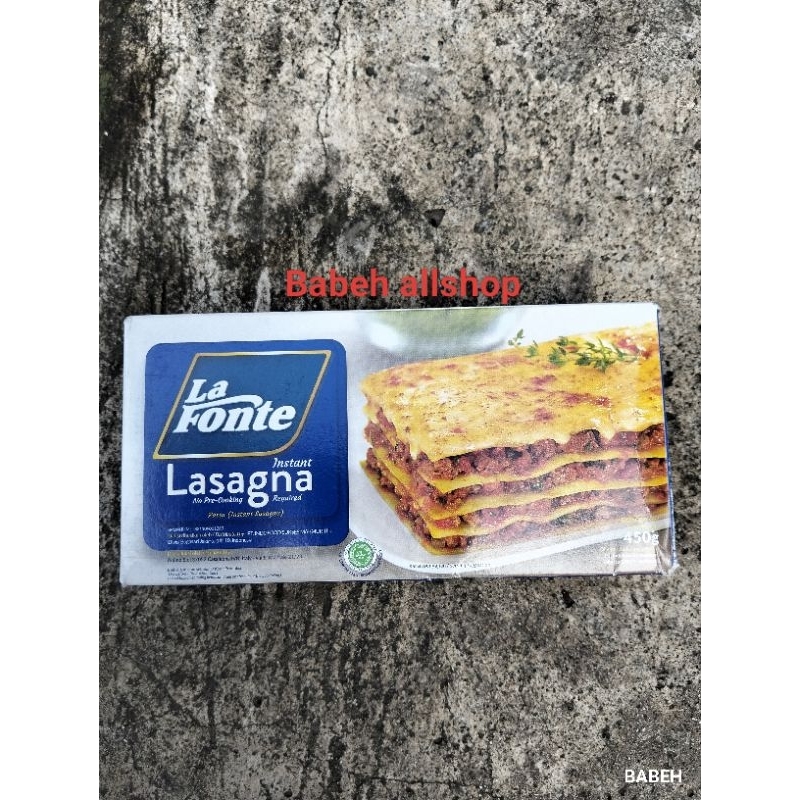 

La Fonte lasagna 450 g