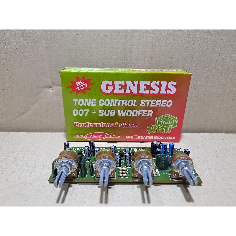 Modul Kit Genesis Tone Control Stereo 007 + Sub Woofer