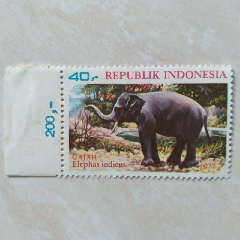 

Perangko Prangko Kuno Rp 40 G4jah Seri Margasatwa 1977 Mint - YN2092