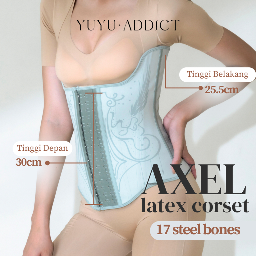 YUYUADDICT - Axel Latex Corset - Firm Shaping & Comfortable Waist Slimming Corset