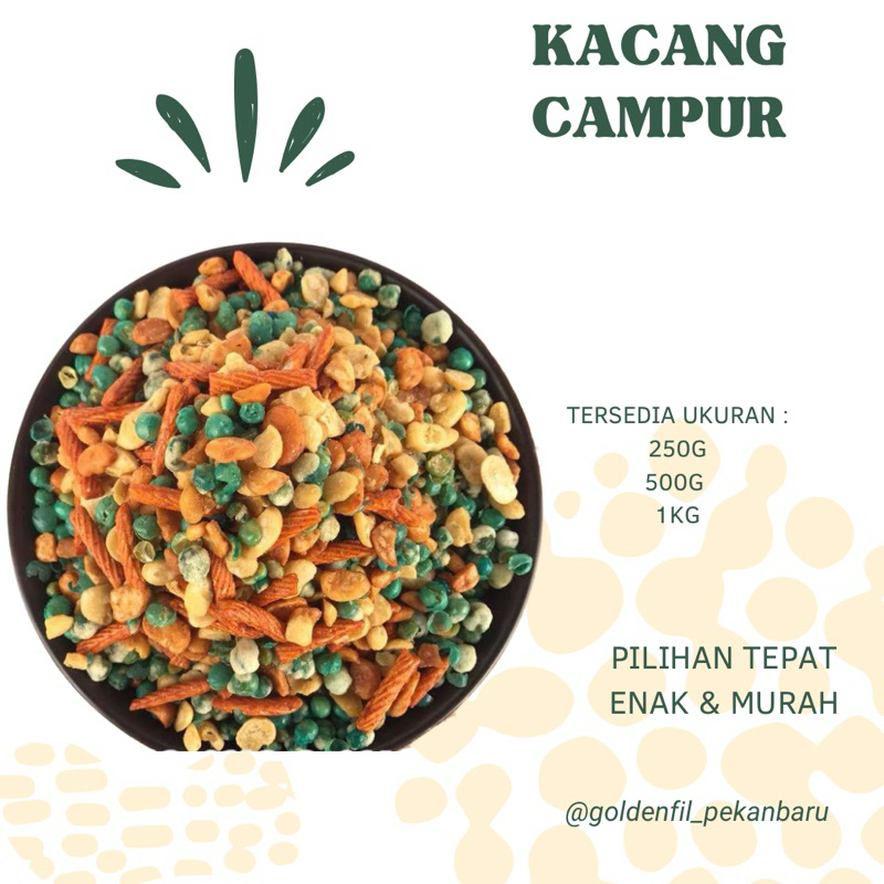 

Kacang campur 250g - 1kg