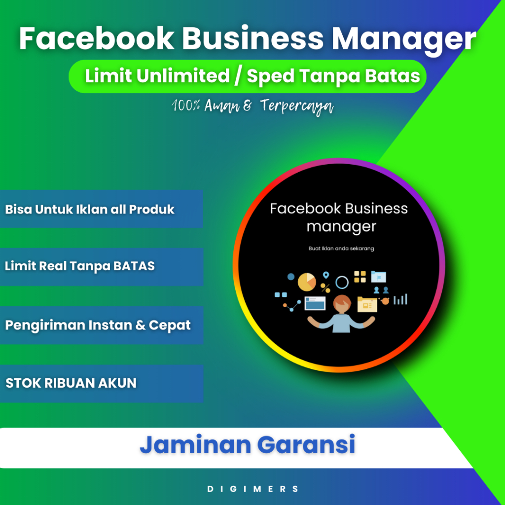 Facebook Business Manager Limit UNLIMITED |akun fb ads | facebook ads | fb iklan bergaransi